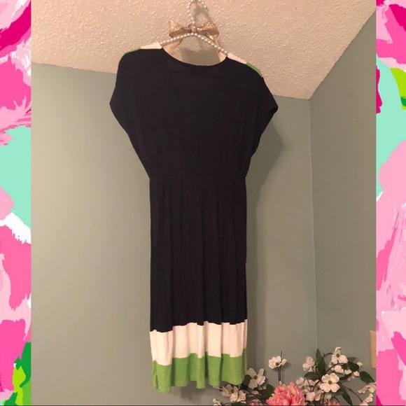 Color Block Midi Dress - Picture 2 of 4